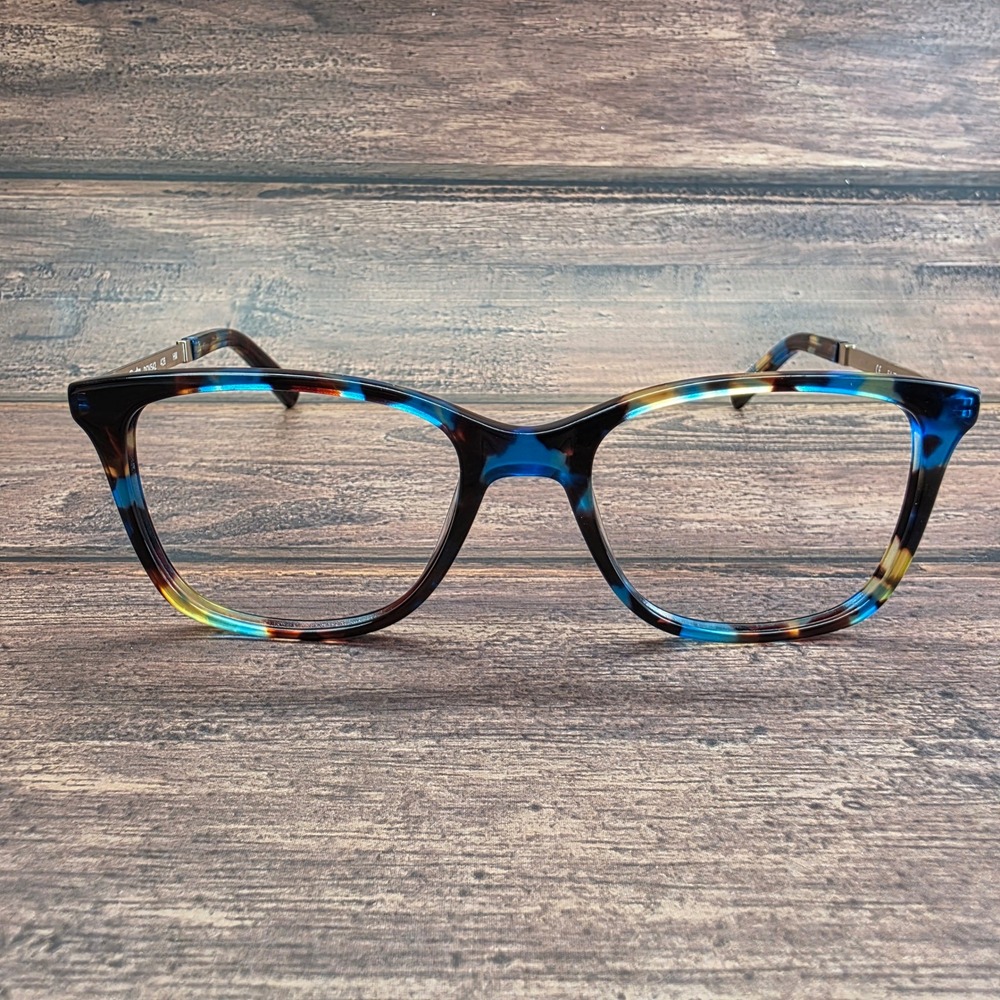 Denton DOV542 428 HM Blue Brown Tortoise Square Eyeglass Frames 54-19-140